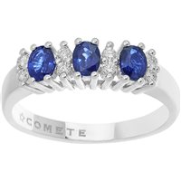 Anello Comete Donna DUCHESSA in Oro bianco Zaffiro ANB2559 - ANB2559
